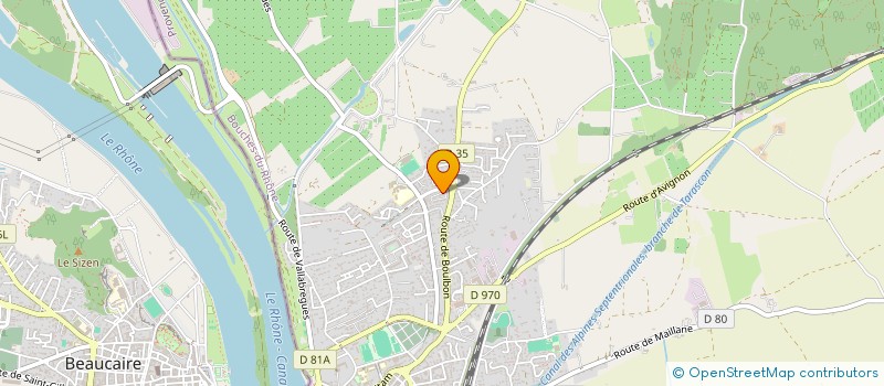 localisation de l'entreprise MONSIEUR JOHAN GEORGES BERGER  TARASCON