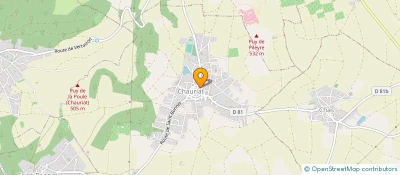 localisation de l'entreprise MONSIEUR JOHAN GIRAUD  ORCINES