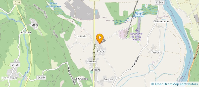 localisation de l'entreprise MONSIEUR JOHAN GIREL  PEYRIEU