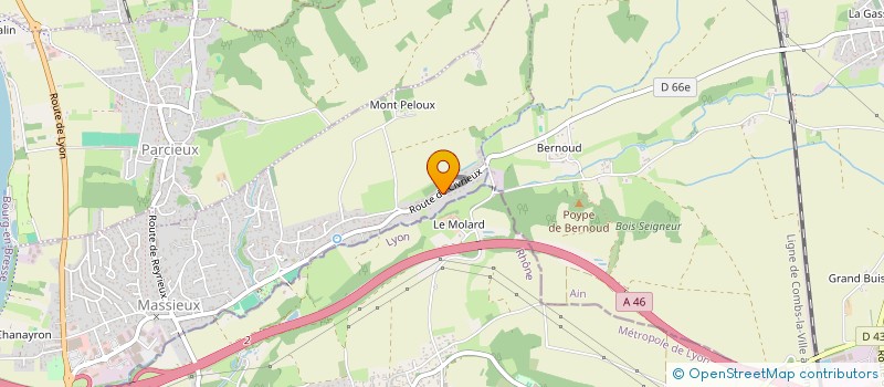 localisation de l'entreprise MONSIEUR JOHAN GIROUX  MASSIEUX