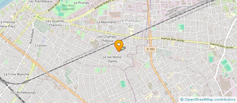 localisation de l'entreprise MONSIEUR JOHAN GRAUJEAN  SARTROUVILLE