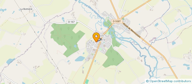 localisation de l'entreprise MONSIEUR JOHAN GREGET  LA FORET-SUR-SEVRE