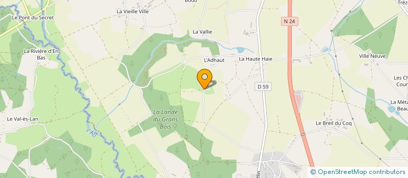 localisation de l'entreprise MONSIEUR JOHAN GRIMAUD  PLELAN-LE-GRAND