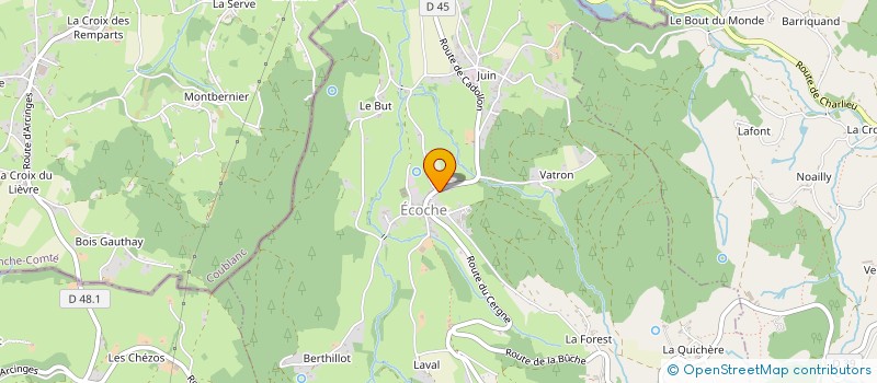 localisation de l'entreprise MONSIEUR JOHAN HALTER  ECOCHE