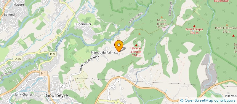 localisation de l'entreprise MONSIEUR JOHAN HATCHI  GOURBEYRE