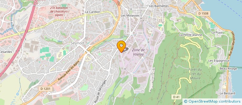 localisation de l'entreprise MONSIEUR JOHAN HEMERYCK-PASDELOUP à ANNECY