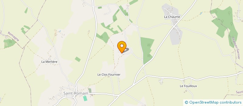 localisation de l'entreprise MONSIEUR JOHAN HINRICHS à SAINT-ROMAIN-EN-CHARROUX