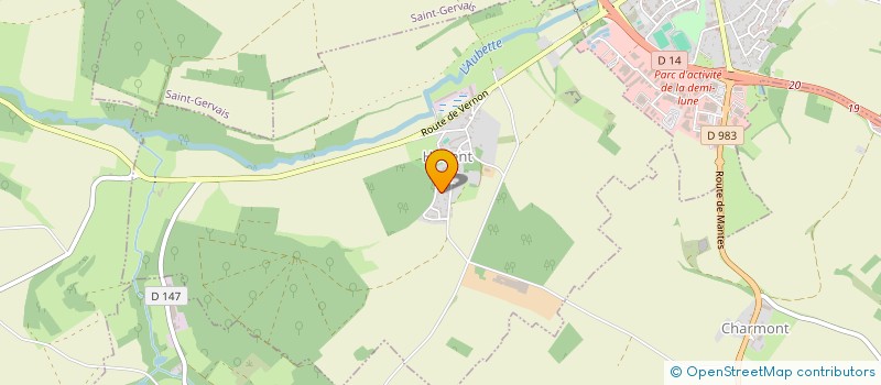 localisation de l'entreprise MONSIEUR JOHAN HORNECK  HODENT