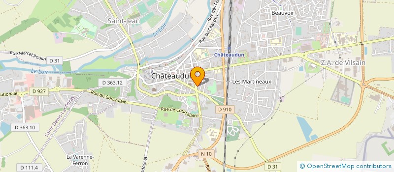 localisation de l'entreprise MONSIEUR JOHAN HOUBEN  CHATEAUDUN