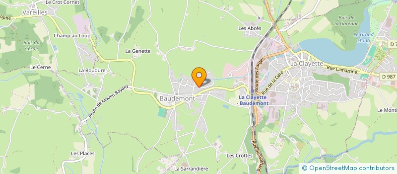 localisation de l'entreprise MONSIEUR JOHAN JONEAU  BAUDEMONT