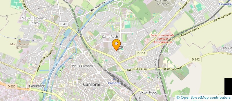 localisation de l'entreprise MONSIEUR JOHAN KAMATE MUVAMBI  CAMBRAI