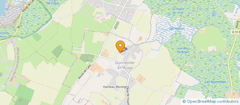 localisation de l'entreprise MONSIEUR JOHAN KARREN  GONNEVILLE-EN-AUGE