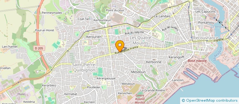 localisation de l'entreprise MONSIEUR JOHAN KERRIEN à BREST