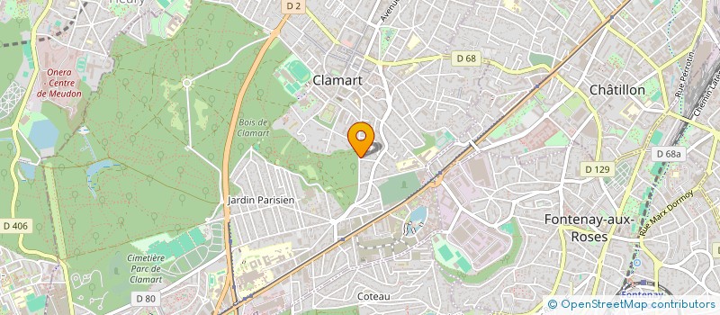 localisation de l'entreprise MONSIEUR JOHAN KLEIN à CLAMART