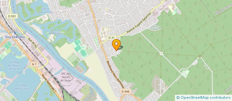 localisation de l'entreprise MONSIEUR JOHAN KNOPF à DRAVEIL