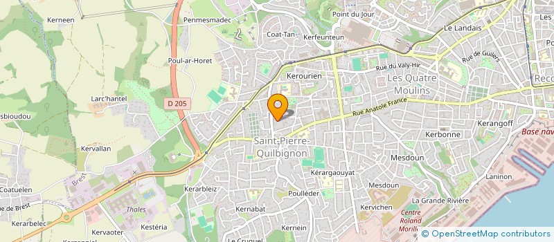 localisation de l'entreprise MONSIEUR JOHAN LANSONNEUR à BREST