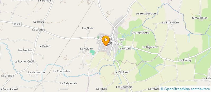 localisation de l'entreprise MONSIEUR JOHAN LAPORAL à RIVES-DU-COUESNON