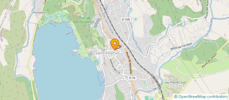 localisation de l'entreprise MONSIEUR JOHAN LAUNE  SAINT-CHAMAS