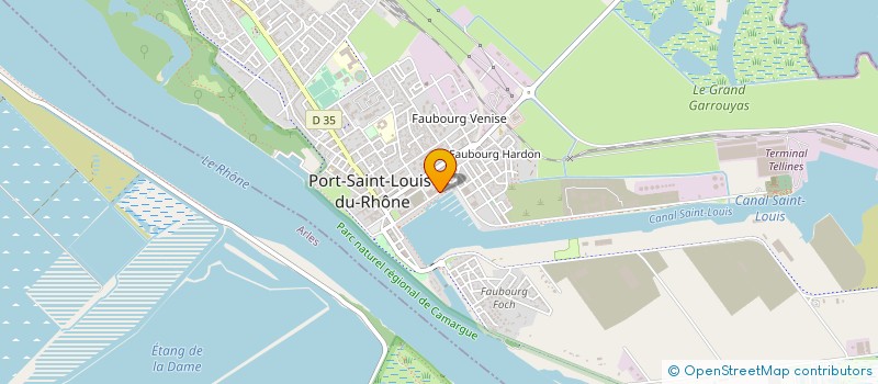 localisation de l'entreprise MONSIEUR JOHAN LE DRET à PORT-SAINT-LOUIS-DU-RHONE