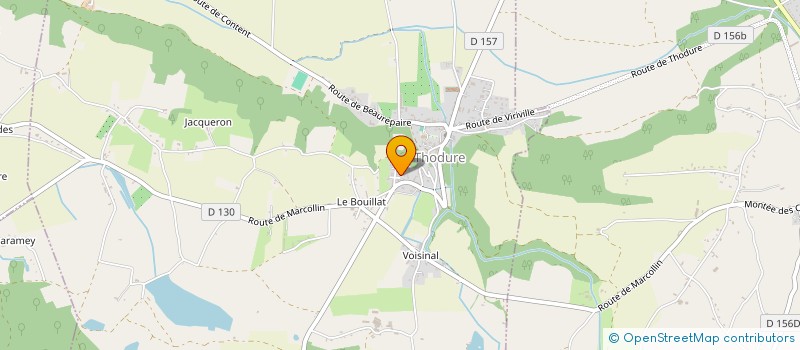 localisation de l'entreprise MONSIEUR JOHAN LE METAYER  THODURE