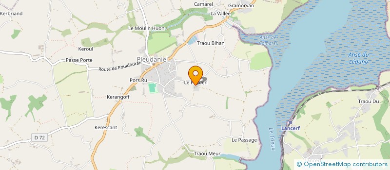 localisation de l'entreprise MONSIEUR JOHAN LE PEUCH  PLEUDANIEL