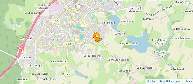 localisation de l'entreprise MONSIEUR JOHAN LE QUELLEC  LIFFRE