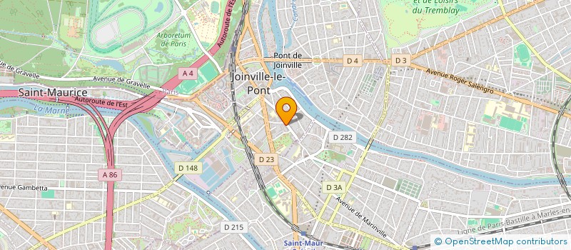 localisation de l'entreprise MONSIEUR JOHAN LE RUZ  JOINVILLE-LE-PONT