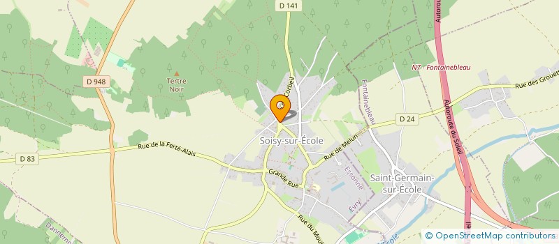 localisation de l'entreprise MONSIEUR JOHAN LEBLANC à SOISY-SUR-ECOLE