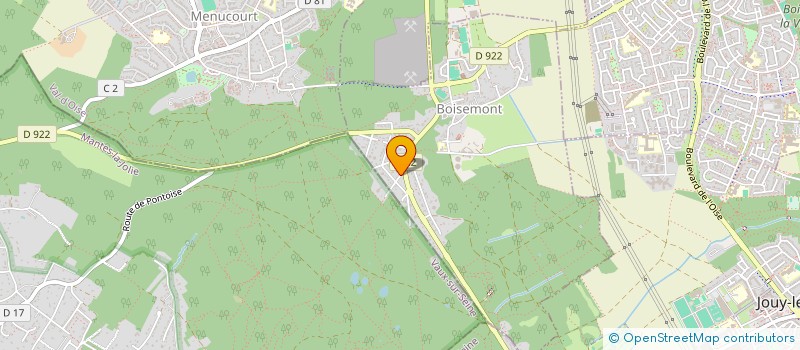 localisation de l'entreprise MONSIEUR JOHAN LEBOEUF  BOISEMONT