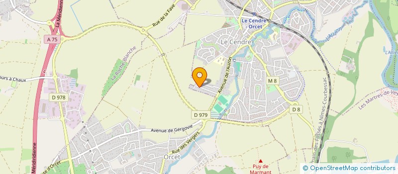 localisation de l'entreprise MONSIEUR JOHAN LEBRETON  LE CENDRE