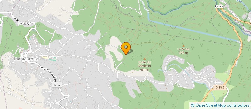 localisation de l'entreprise MONSIEUR JOHAN LECLAIR  MONTAUROUX