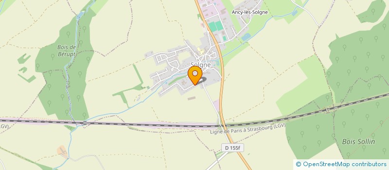 localisation de l'entreprise MONSIEUR JOHAN LEFRANC  SOLGNE