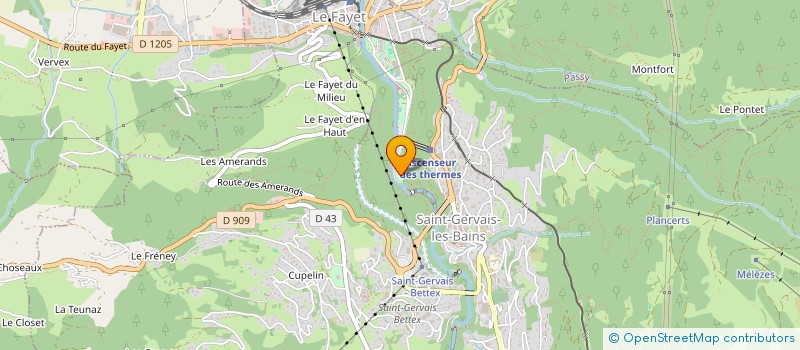 localisation de l'entreprise MONSIEUR JOHAN LEGON  SAINT-GERVAIS-LES-BAINS