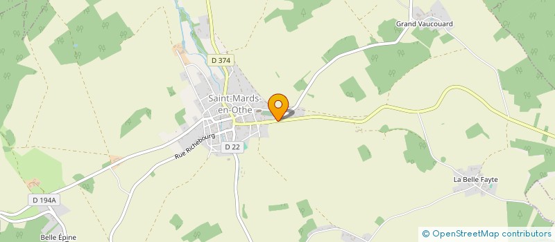 localisation de l'entreprise MONSIEUR JOHAN LEGRAND  SAINT-MARDS-EN-OTHE