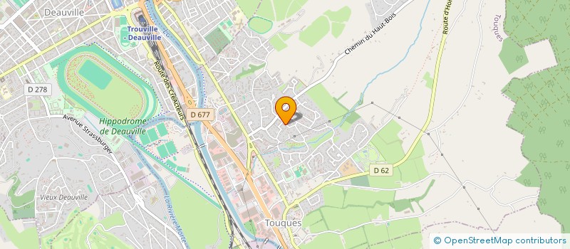 localisation de l'entreprise MONSIEUR JOHAN LEHIR  TOUQUES