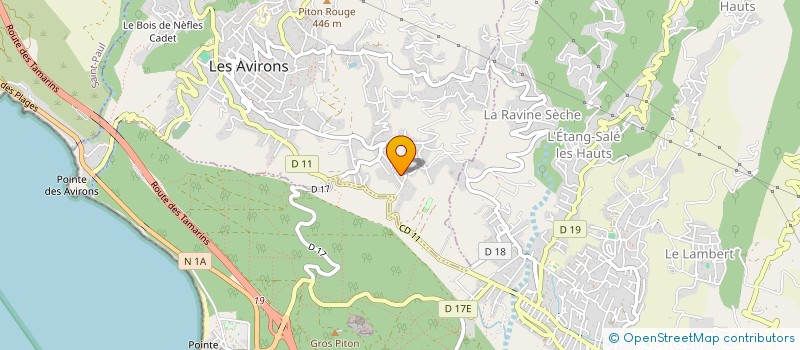 localisation de l'entreprise MONSIEUR JOHAN LENCLUME  LES AVIRONS