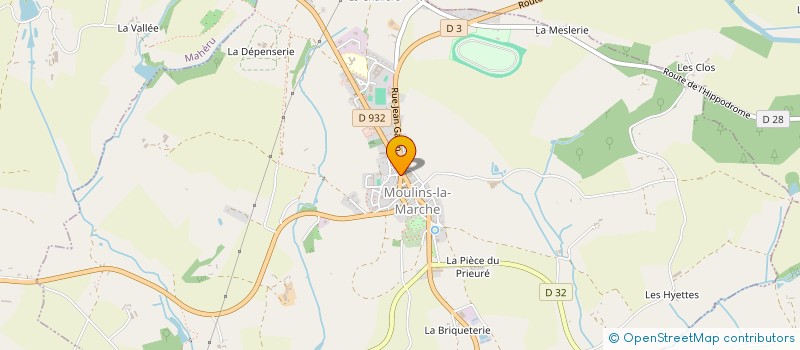 localisation de l'entreprise MONSIEUR JOHAN LESAGE à MOULINS-LA-MARCHE