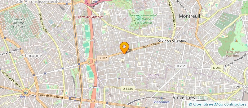 localisation de l'entreprise MONSIEUR JOHAN LLORCA Y ALMAZAN à MONTREUIL