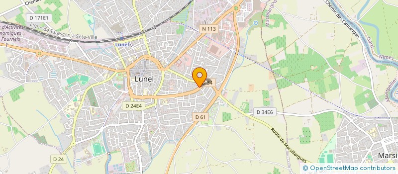 localisation de l'entreprise MONSIEUR JOHAN LOPEZ  LUNEL