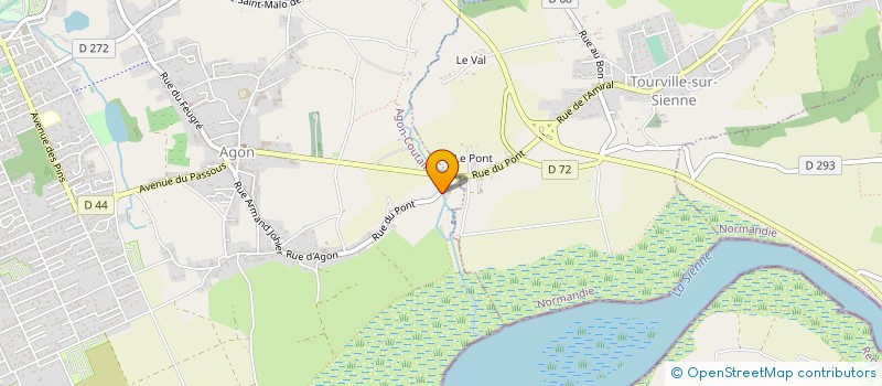 localisation de l'entreprise MONSIEUR JOHAN LOTHELIER  AGON-COUTAINVILLE