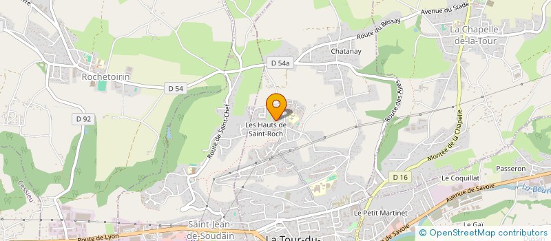 localisation de l'entreprise MONSIEUR JOHAN MACARET  LA TOUR-DU-PIN