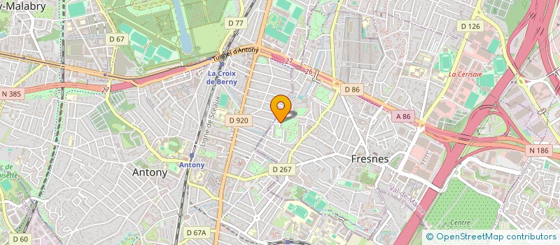 localisation de l'entreprise MONSIEUR JOHAN MAOUASSA  FRESNES