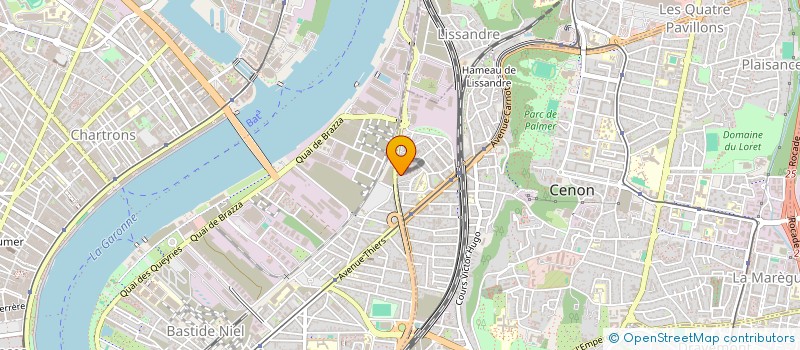 localisation de l'entreprise MONSIEUR JOHAN-MARC ALTONE  CENON