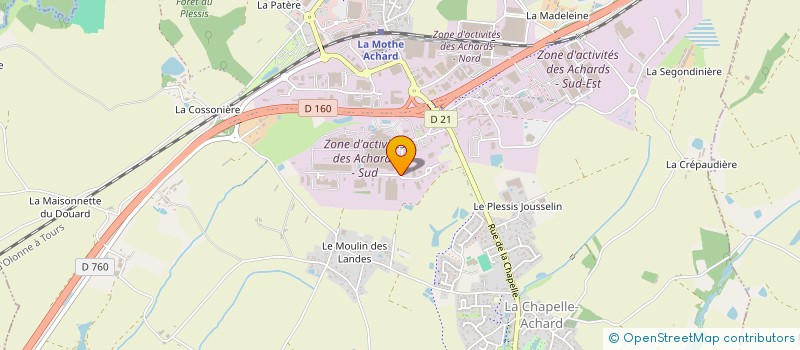 localisation de l'entreprise MONSIEUR JOHAN MARECHAL  MARTINET