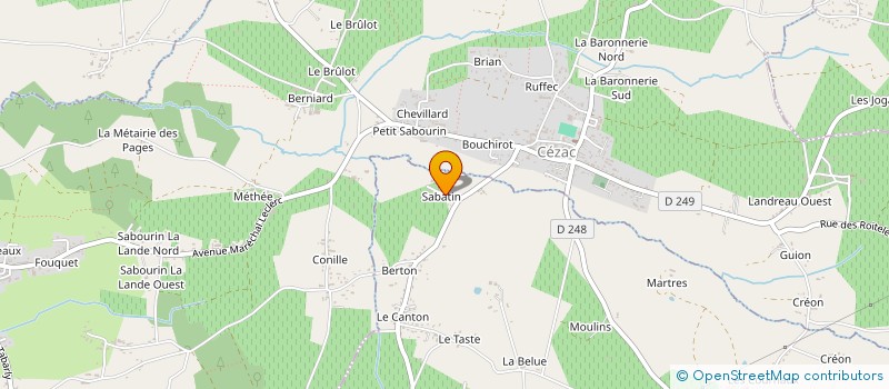 localisation de l'entreprise MONSIEUR JOHAN MATHIA à CUBNEZAIS