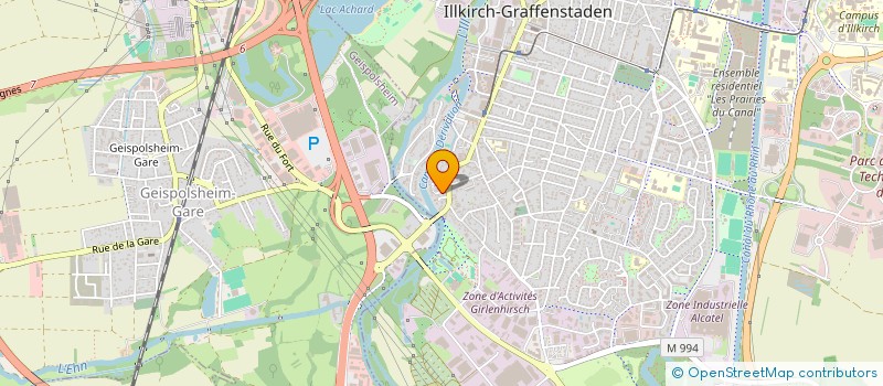 localisation de l'entreprise MONSIEUR JOHAN MATHIAS  ILLKIRCH-GRAFFENSTADEN