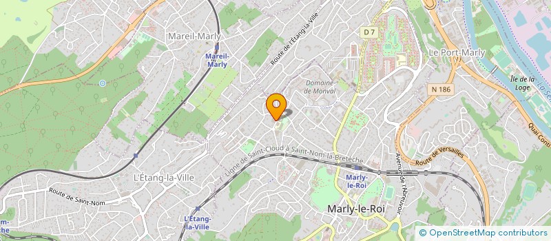 localisation de l'entreprise MONSIEUR JOHAN MAURIN  MARLY-LE-ROI