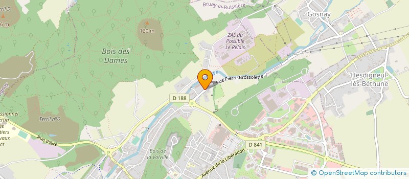 localisation de l'entreprise MONSIEUR JOHAN MENDELEWSKI  BRUAY-LA-BUISSIERE