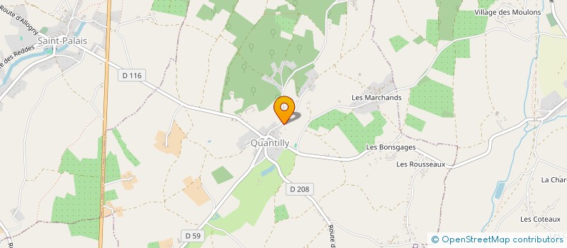 localisation de l'entreprise MONSIEUR JOHAN MILAVEAU  QUANTILLY