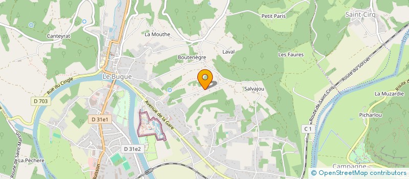 localisation de l'entreprise MONSIEUR JOHAN MOL  LES EYZIES